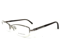 Burberry Eyeglasses Frames B 1197 1110 Brown Silver Rectangular  54-17-135 - £111.94 GBP