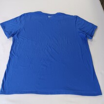 The Nike Tee Athletic Cut 561416-4EV Men's 2XL Blue Cotton Short Sleeve T-Shirt image 12