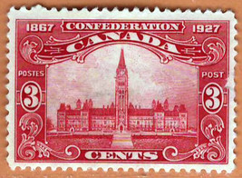 CANADA 1927 Very Fine Mint NG Stamp Scott # 143 Parlament Building at Ottawa - £2.83 GBP