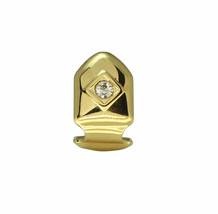 Cz Single Tooth Grill Cap Grillz Teeth w/Mold 14k Gold Plated Hip Hop - £7.82 GBP