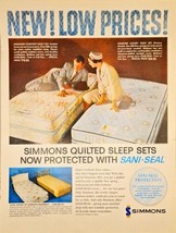 SIMMONS SLEEP MATTRESS-Sani-Seal-Comfort-Quilted-Low Prices- 1962 Vintag... - $216.56 MXN