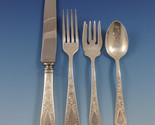 Betsy Patterson Engraved by Stieff Sterling Silver Flatware Set Service ... - $2,173.05