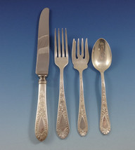 Betsy Patterson Engraved by Stieff Sterling Silver Flatware Set Service 35 Pcs - £1,709.38 GBP