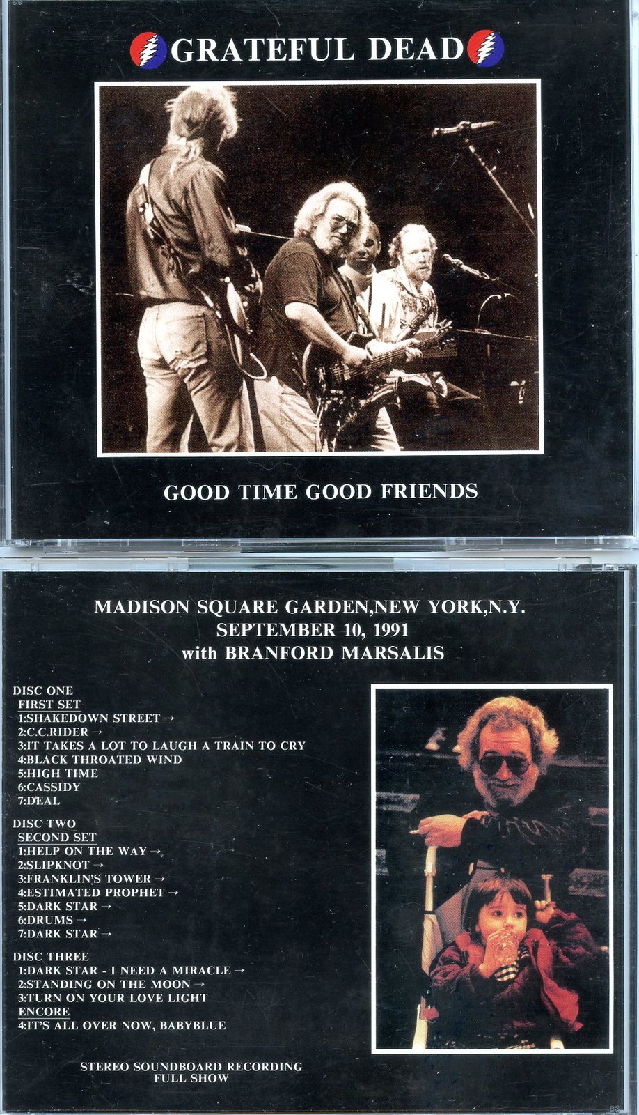 Grateful Dead - Good Time Good Friends ( 3 Cd Set ) ( MSG. New York. Sep... - $42.99