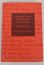 Sophocles Use of Psychological Terminology Old and New Carleton Uni Pres... - $78.21