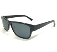 David Yurman Sunglasses DY623 OI SS Black Rectangular Frames with Black Lenses - £104.45 GBP