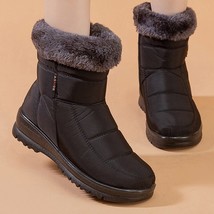 Women Boots Warm Fur Winter Boots For Women Ankle Boots Snow Botas Mujer Waterpr - £31.10 GBP