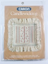 1984 Caron Candlewicking Kit # 6036 &quot;Dutch Tulip Square Pillow&quot; 14&quot;x14&quot; ... - $9.70