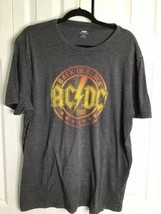 Old Navy Collectabilitees Mens T Shirt Size XL Gray AC/DC Graphic Short Sleeve - £12.82 GBP