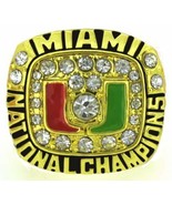 Miami Hurricanes Championship Ring... Fast shipped from USA - $38.22 CAD
