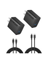 iPhone Charger, Anker USB C Charger, 2-Pack 20W Dual Port USB Fast Wall ... - $36.99