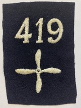 WWI, U.S. ARMY, AIR SERVICE, 419th AERO CONSTRUCTION SQUADRON, PATCH, OR... - €21,87 EUR