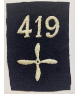 WWI, U.S. ARMY, AIR SERVICE, 419th AERO CONSTRUCTION SQUADRON, PATCH, OR... - $34.27 CAD
