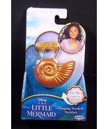 Disney Little Mermaid Live Action Movie Ariel Singing Seashell necklace ... - £13.76 GBP