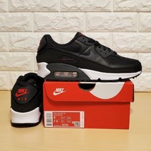 Nike Air Max 90 Mens Size 6 / Womens Size 7.5 Black Red Bred DH4095-001 - £135.87 GBP