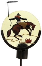 Horse Silhouette Candle Holder Garden Stake - $48.69