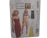 McCall&#39;s Misses Dresses, Strapless &amp; Halter top Pattern M5881 Size 12-18... - £8.34 GBP