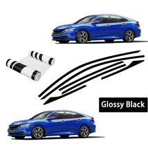Decal Car Sticker Delete Glossy Black Left Protection Right Trims For   10th Gen - £40.41 GBP