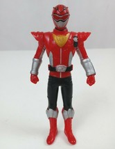 2012 Bandai Japan Power Ranger Red Ranger 4.5&quot; Vinyl Figure - $12.86
