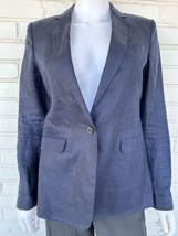 Massimo Dutti Women’s Blazer Lightweight Navy Size 8 Italian Fabric - $66.71