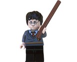 Lego Young Harry Potter boy Hogwarts school Short Minifigure With Wand - $4.53