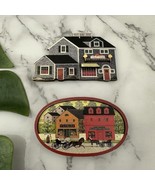 Charles Wysoki Art Fridge Magnet Lot of 2 Ice Cream Florist Market Ameri... - $292.66 MXN
