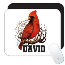 Personalized Cardinal Mug : Gift Mousepad Name Bird Grieving Loved One Customiza - $14.99