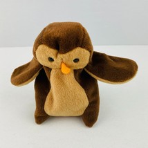 Ty Beanie Baby Hoot The Two Tone Brown Owl 1995 - £6.05 GBP