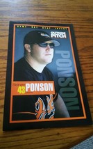 Outside Pitch Game Day Stat Insert Sidney Ponson Baltimore Orioles New York Yank - £7.98 GBP