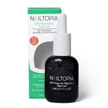 Nailtopia Ultimate Wear Top Coat - Offers Ultra-Rich, Gel-Like Shine - Hydrates - £7.83 GBP