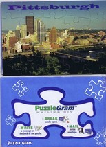 Vintage Sealed Pittsburgh Skyline Puzzlegram Puzzle - $9.89