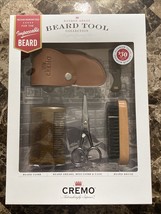 New Cremo Barber Grade Beard Tool Collection - Comb, Shears, Brush - $24.74