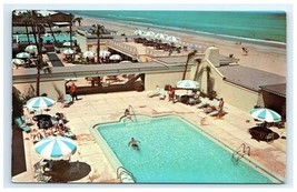 Vintage Surf Club Pool Ponte Vedra Beach FL Swimmers Sea Postcard - $5.95