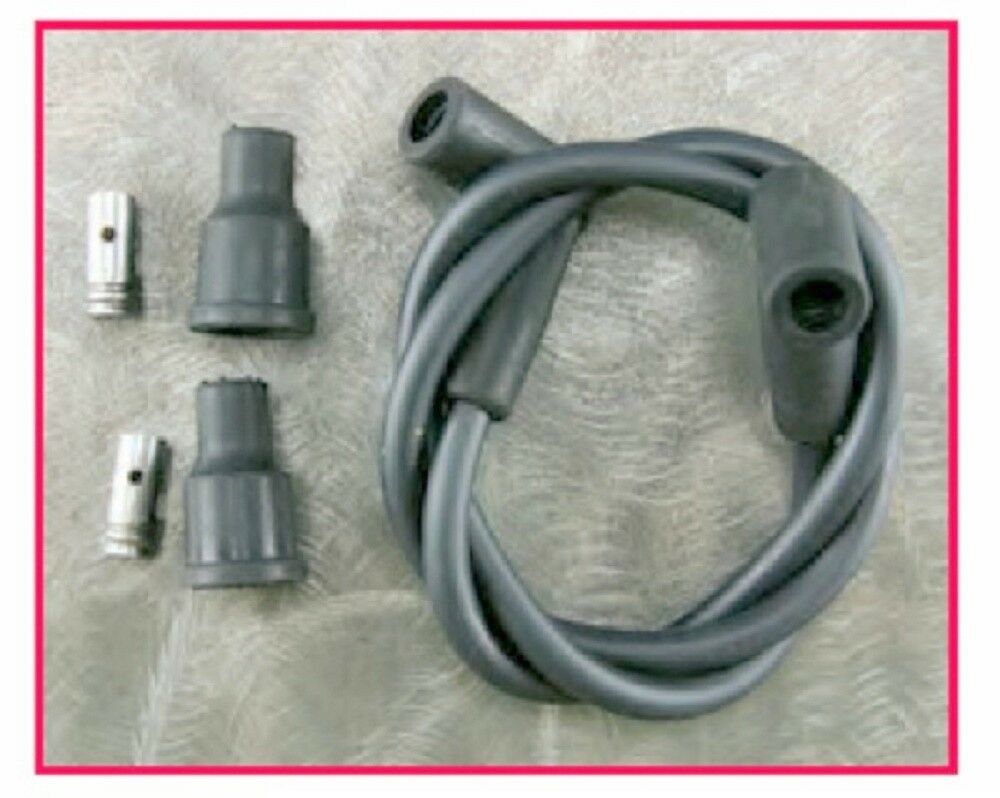 HARLEY Spark Plug Wire Kit NEW Black 'Universal' 80-up Big Twin, Sportster - $14.84