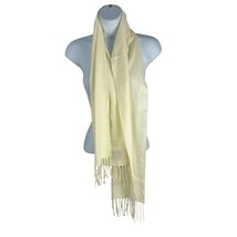 V. Fraas Cashmink Scarf 100% Acrylic Made In Germany Fringe Design - $9.50