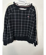 Tommy Hilfiger Sport Men’s Black Checkered Pullover Sweater Size XL - $27.34 CAD