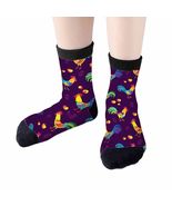 Samgula Multicolor Rooster Crew Socks Purple Rural Berry Colorful Size 6-8 - €8,32 EUR