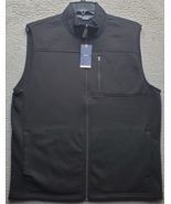 IZOD Vest Mens Large Black Fleece Lined Golf Performance Sleeveless Full... - $47.13 CAD
