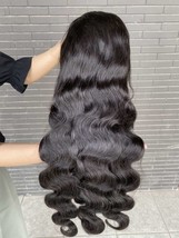 High quality human hair body wave lace front wig 20 inch wavy wig - £241.33 GBP+