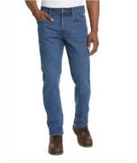 Kirkland Signature Mens Jeans Blue Straight Stretch 5-Pocket Heavyweight - $60.33 CAD