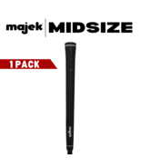 Majek Mens Tour Pro Black Midsize LOGO Golf Grips - 1 GRIP - $9.75