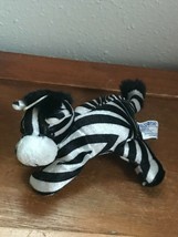 Kellytoy Small Plush Black &amp; White Zebra Stuffed Animal – 3 inches x 5.5 x 3 inc - £7.58 GBP