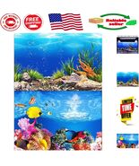 Durable 16”x40” Aquarium Poster - HD Colorful Fish Landscape for Refined... - $350.07 MXN