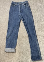 Vintage Lee Riders Jeans Womens 7-W-26 26x27 - 34 Railroad Stripe High W... - $49.49