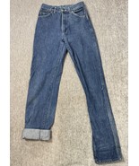 Vintage Lee Riders Jeans Womens 7-W-26 26x27 - 34 Railroad Stripe High W... - $49.49
