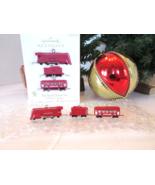 Hallmark Ornament Lionel Red Comet Set of 3 Pc 2009  L/N H36 - $8.50