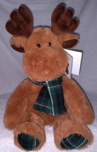 Aurora Marvin the Moose 12&quot; Plush From Tartan Collection NWT Very Soft!! - £14.78 GBP
