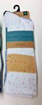 2 PAIR GOLD TOE Men&#39;s N.N Crew Socks, Knit w/ ORGANIC Cotton, LIMITED ED... - $13.85