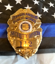 Los Angeles public works security officer hallmarked - $500.00