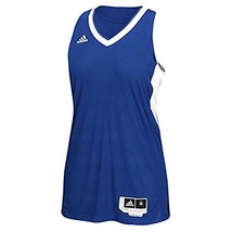 Adidas Commander 15 Womens Basketball Jersey M Royal/White - $14.99